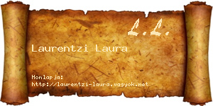 Laurentzi Laura névjegykártya